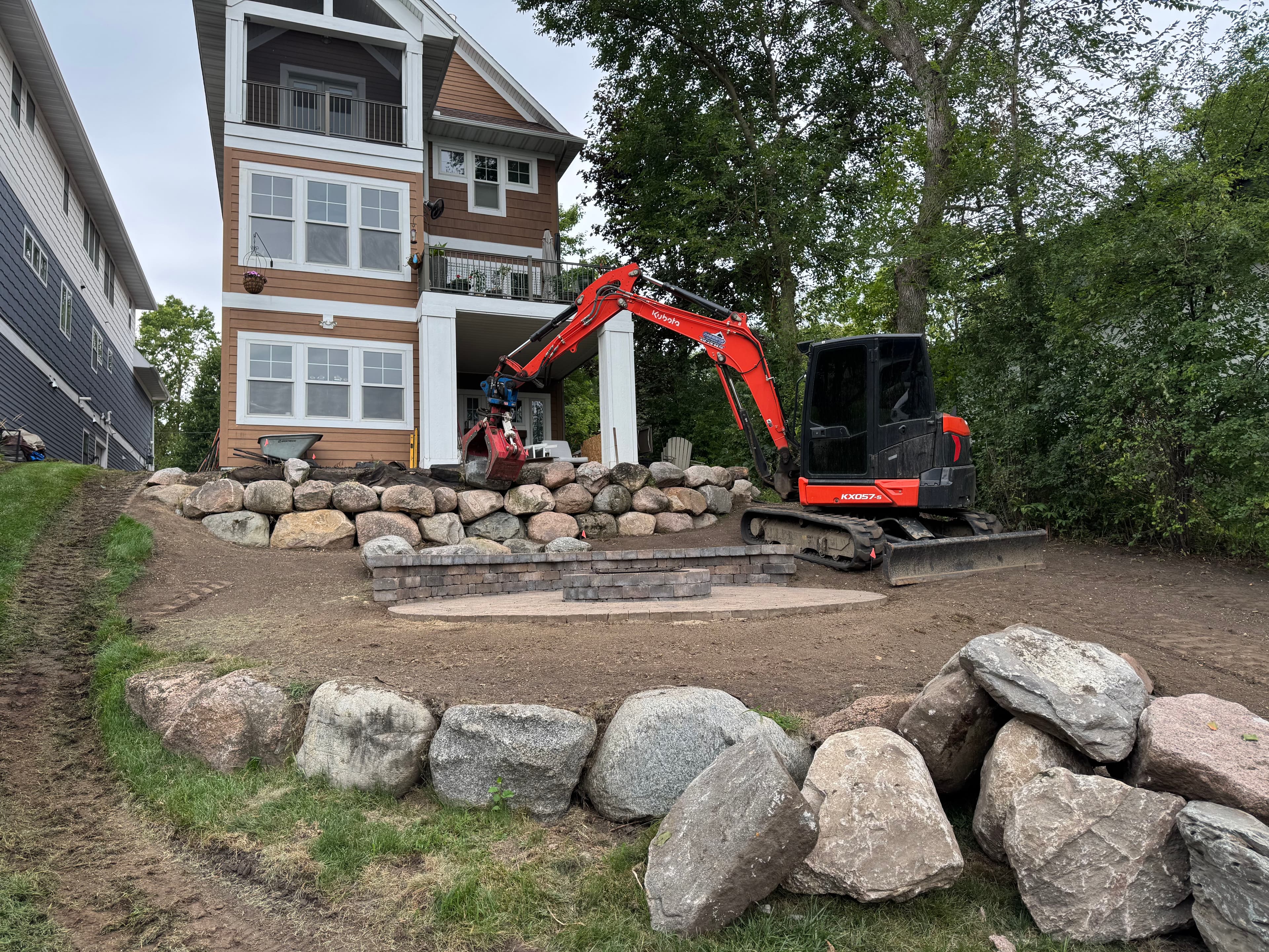 Project Boulder Retaining Wall Rebuild and Shoreline Restoration in Wayzata image