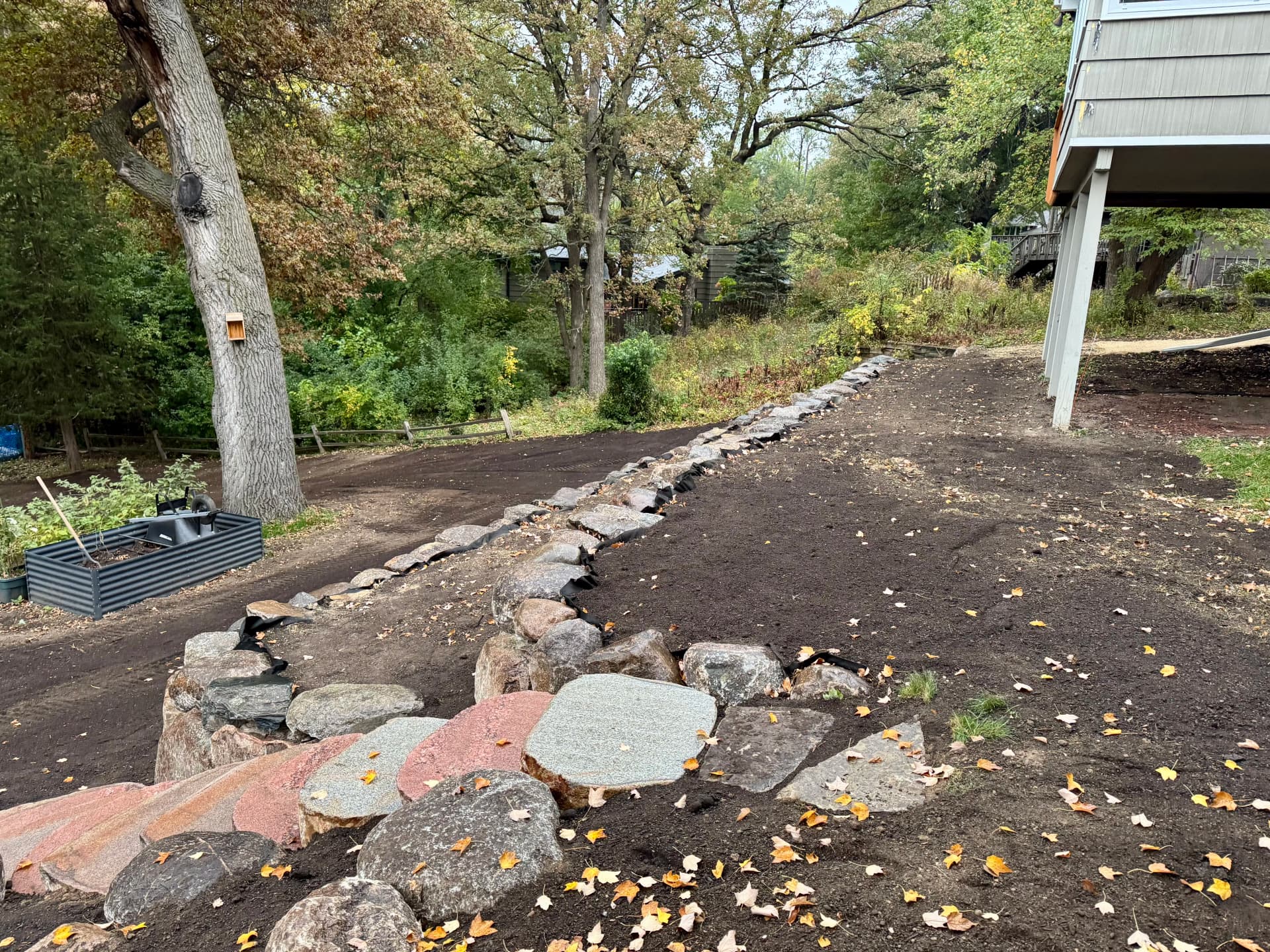 Gallery photos for Boulder Retaining Walls and Sawn Steps Overhaul in Hopkins: Image #5