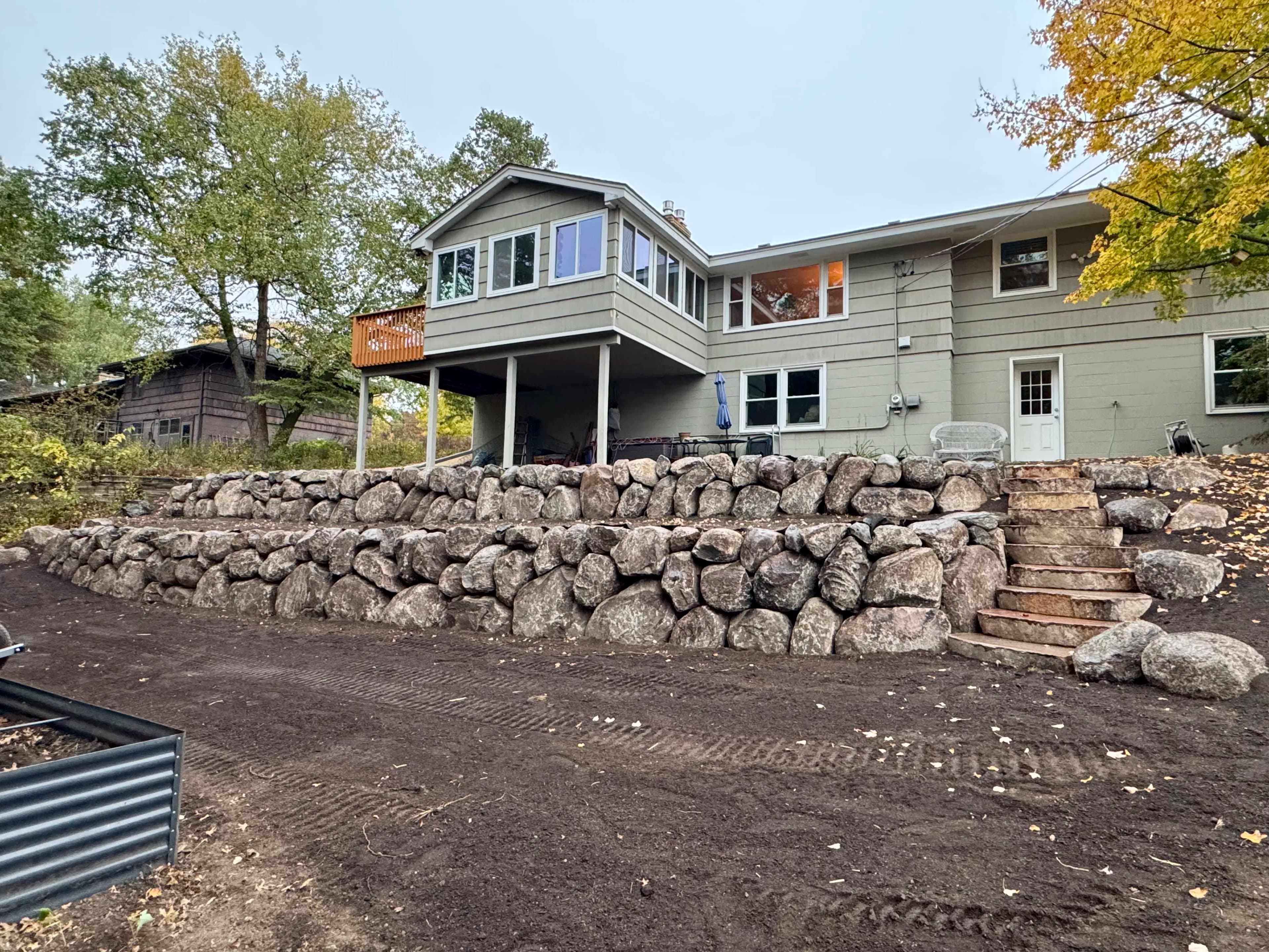 Project Boulder Retaining Walls and Sawn Steps Overhaul in Hopkins image