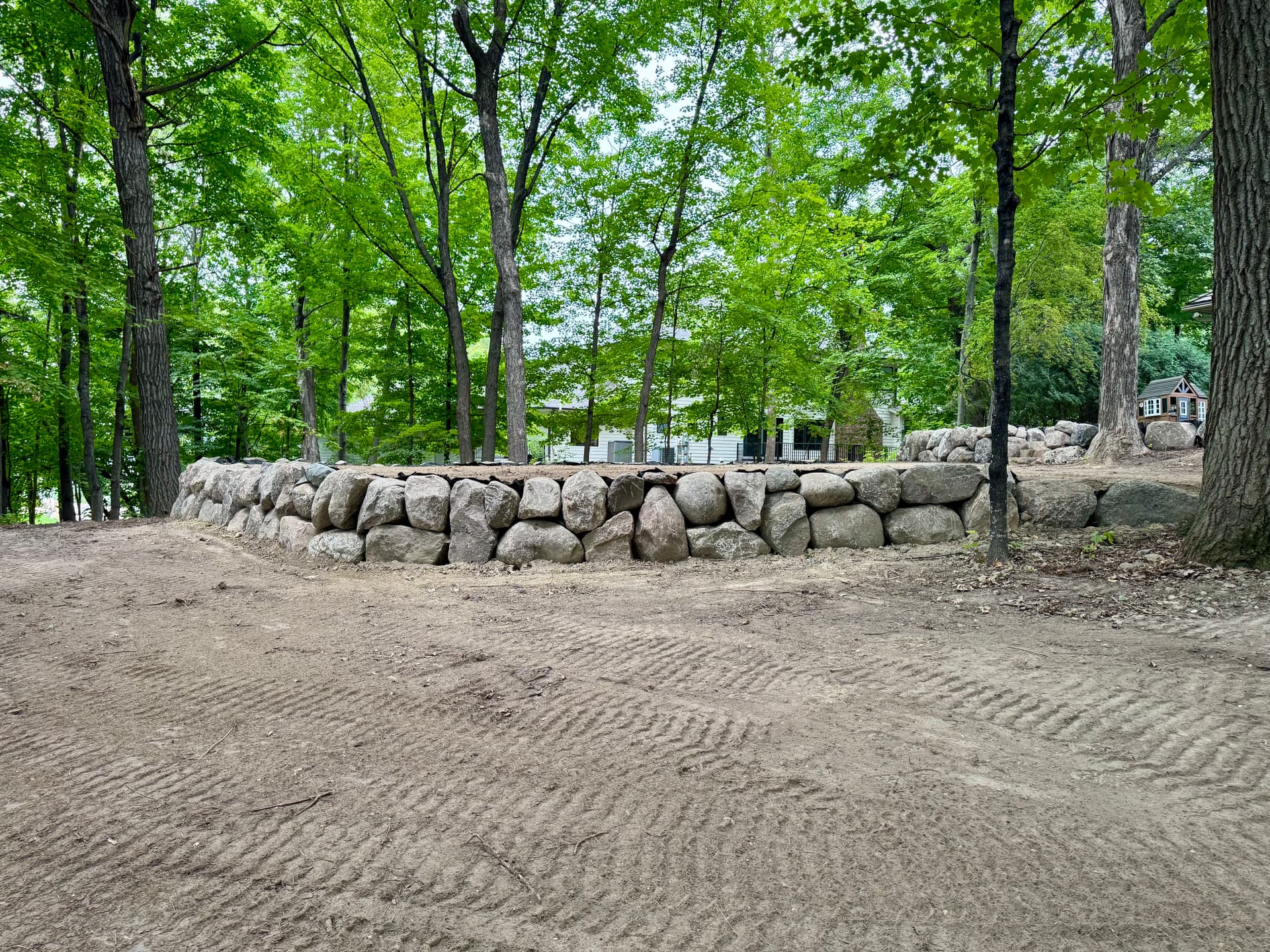 Gallery photos for Phase 1 Done - Major Boulder Retaining Wall Overhaul in Deephaven: Image #4