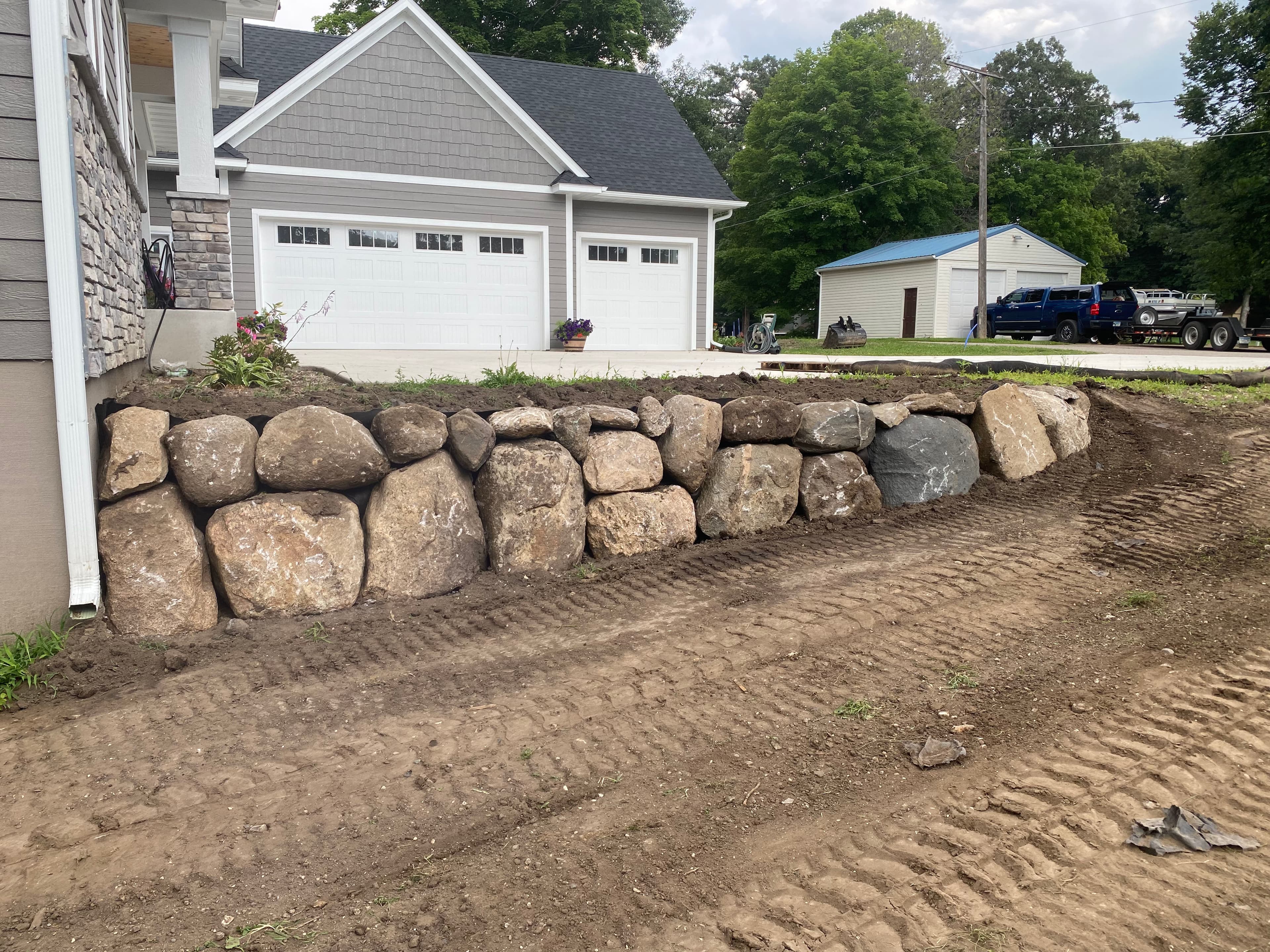 Project Boulder Retaining Walls Built Right on New Construction image